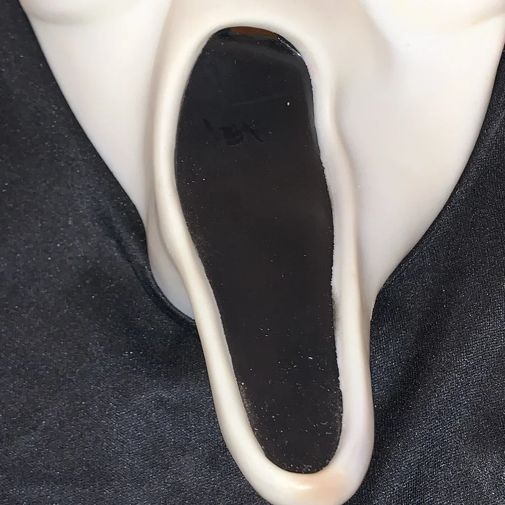 Vtg Ghost face Scream Mask Squinty Eyes Easter Unlimited Inc - NON-GLOW, NO HOOD